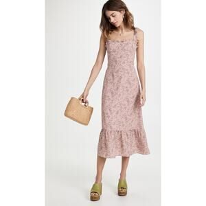 O.P.T. Toile De Jouy Dress Pink Floral Size Small NWT